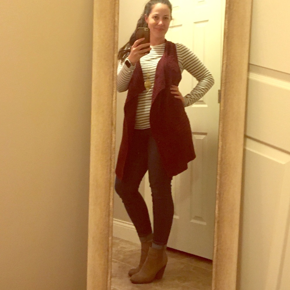 Vanity Waterfall Knit Vest
